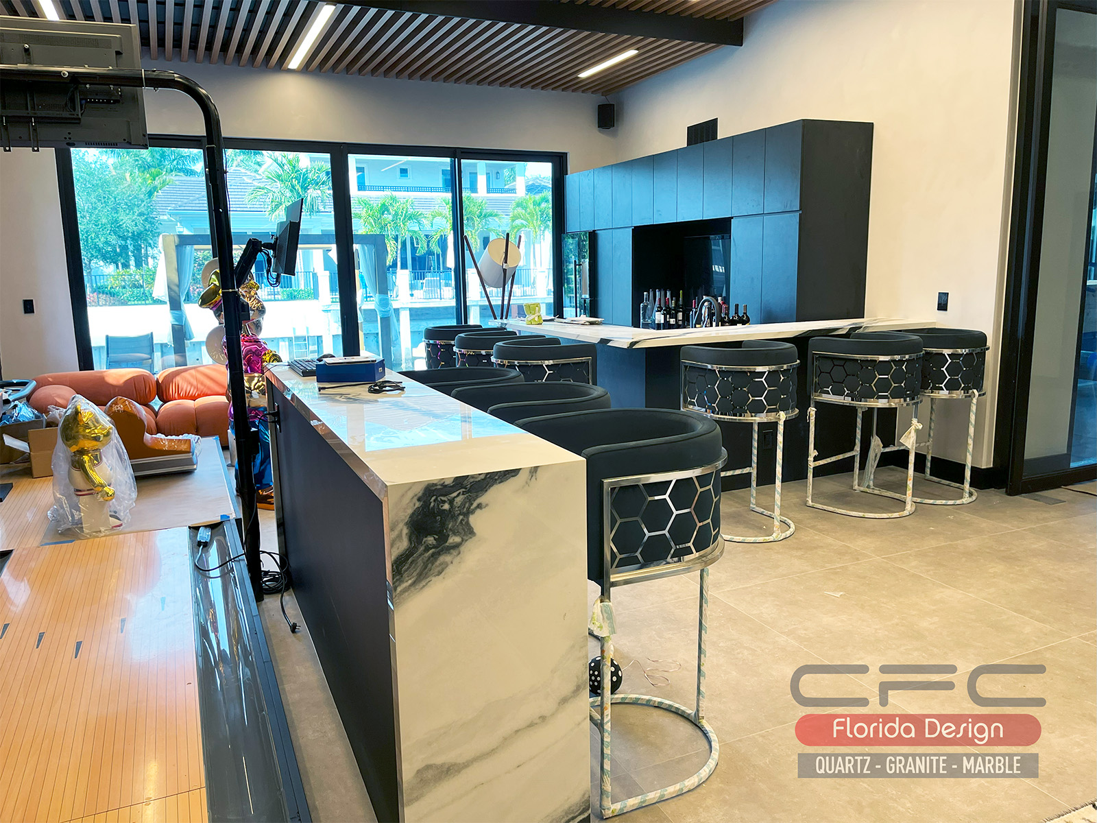 Remodeled bathroom by CFC Florida Design